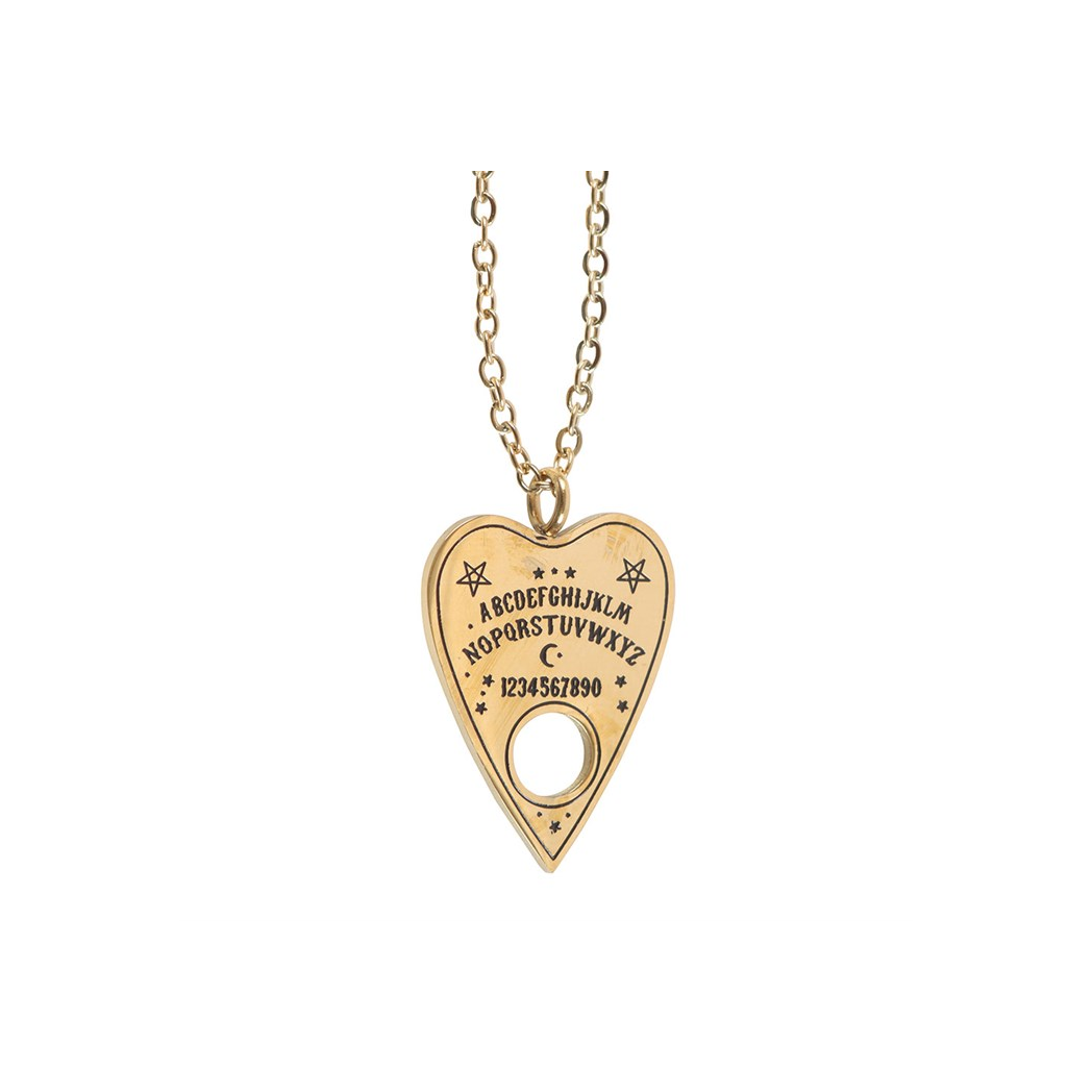 Talking Board Planchette Necklace Greeting Card N/A