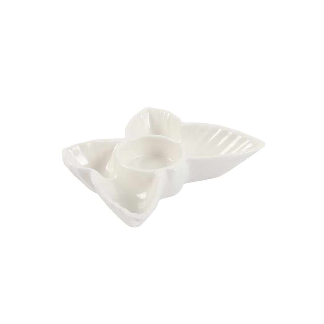 White Butterfly Tealight Candle Holder N/A