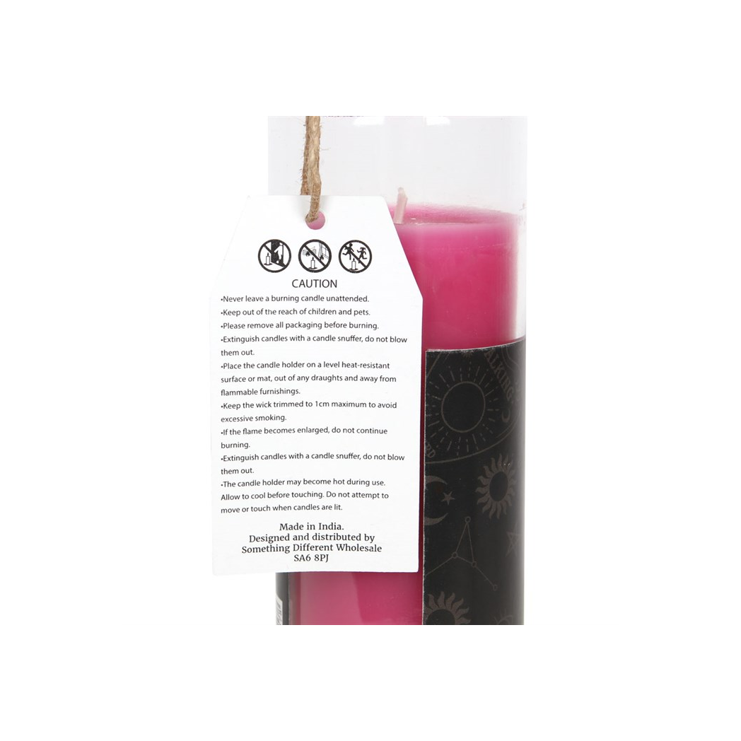 Floral 'Friendship' Spell Tube Candle N/A