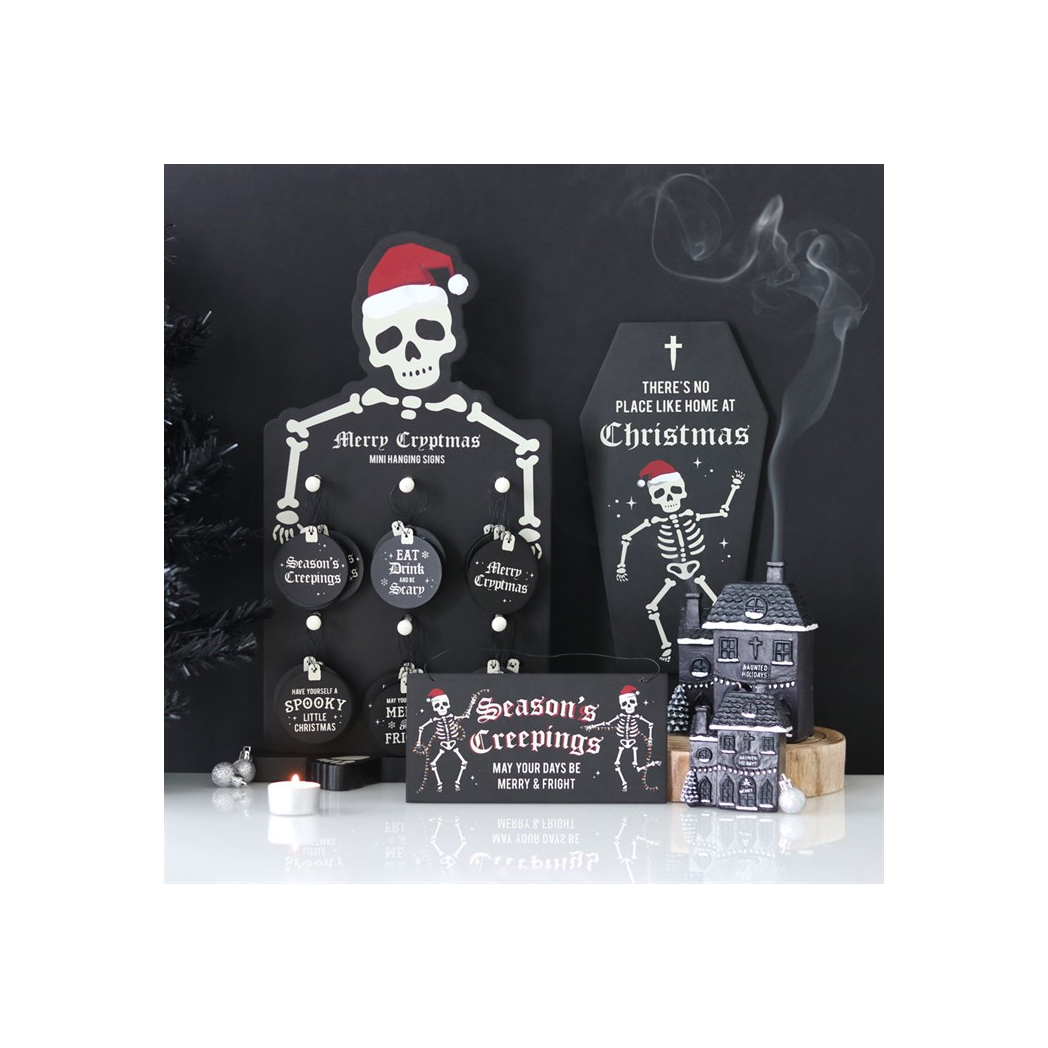 Haunted Holiday House Resin Christmas Decoration N/A