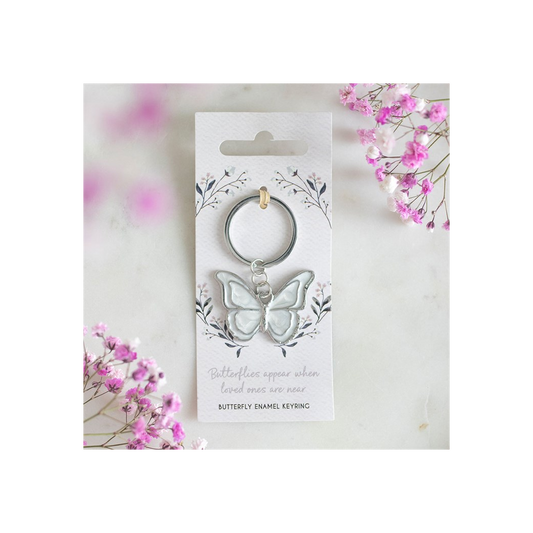 Butterflies Appear Keyring