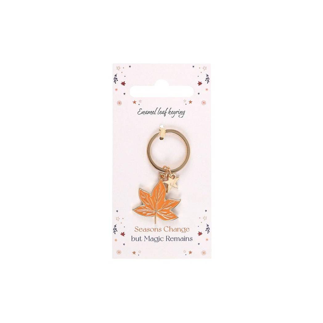 Autumn Magic Leaf Keyring N/A