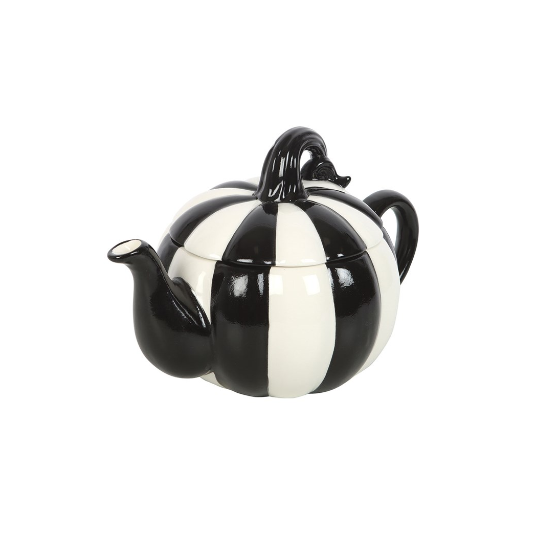 500ml striped pumpkin teapot autumn kitchenware