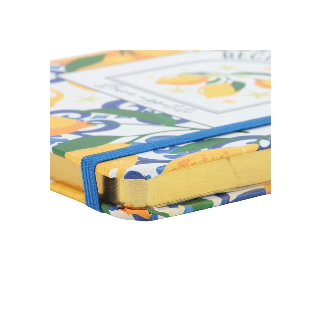 Italian Lemon Print A5 Recipe Journal N/A