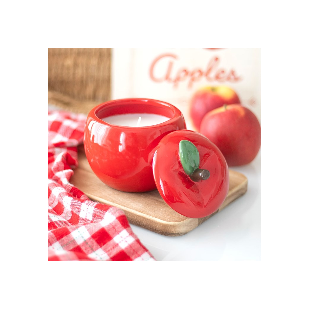 Apple Shaped Candle Jar N/A