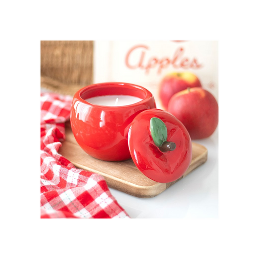Apple Shaped Candle Jar N/A