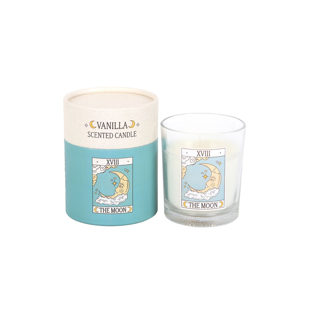 The Moon Vintage Tarot Vanilla Candle N/A