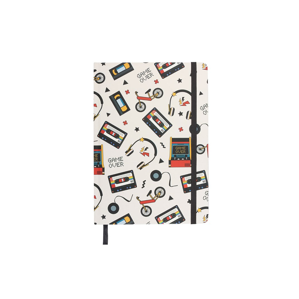 Retro 80s Print A5 Notebook N/A