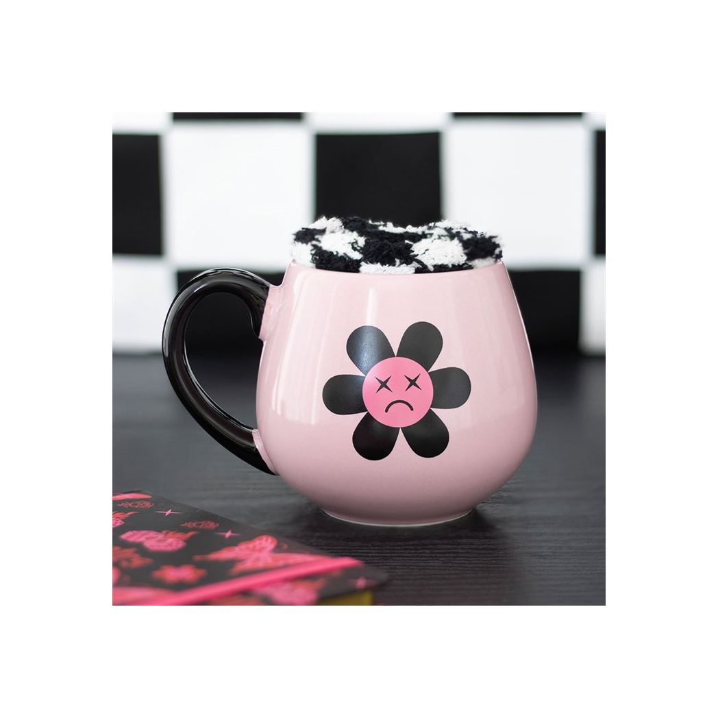 Sad Flower Mug and Socks Set N/A