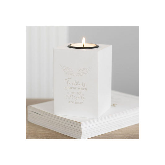Feathers Appear Angel Wing Tealight Holder N/A