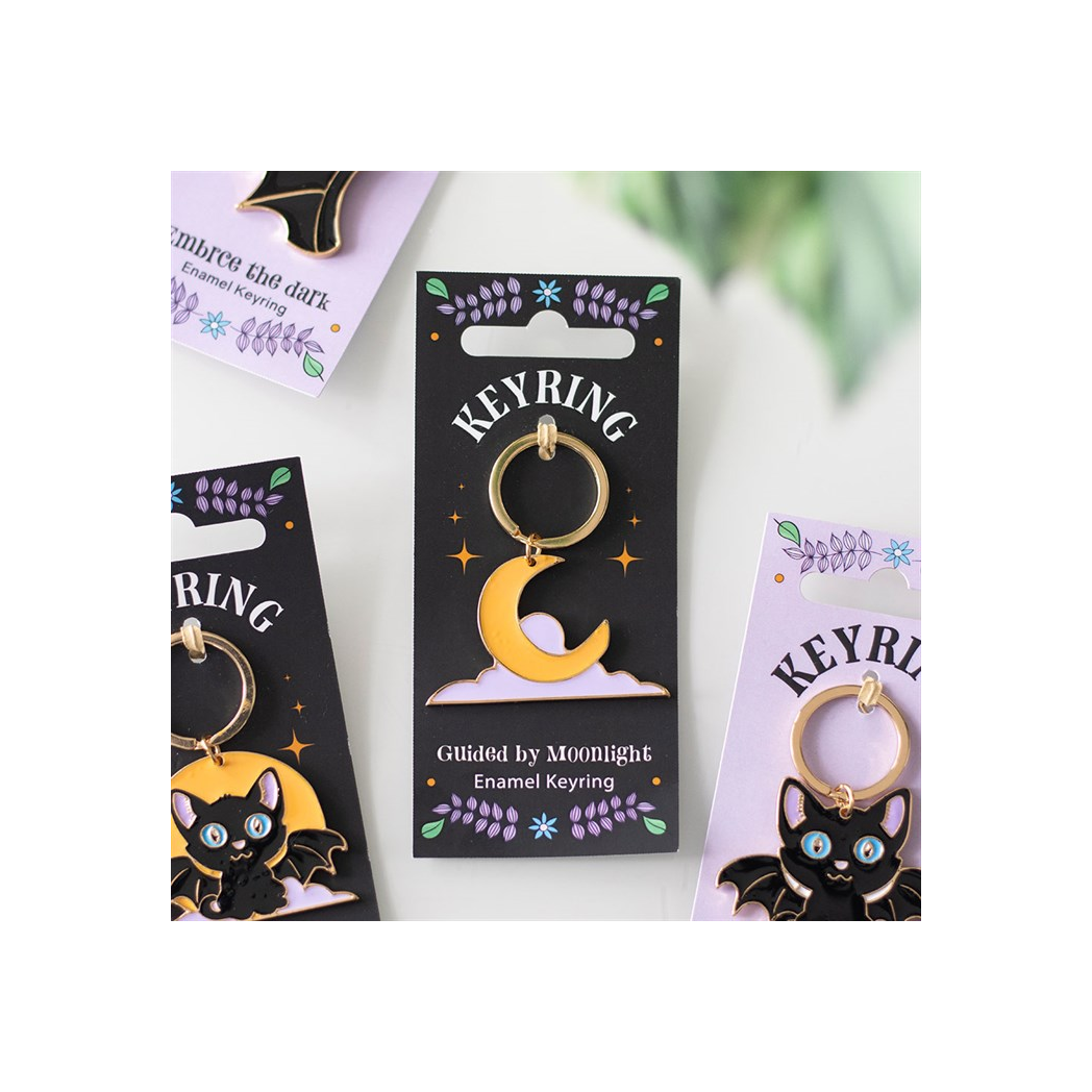 Guided by Moonlight Enamel Keyring N/A