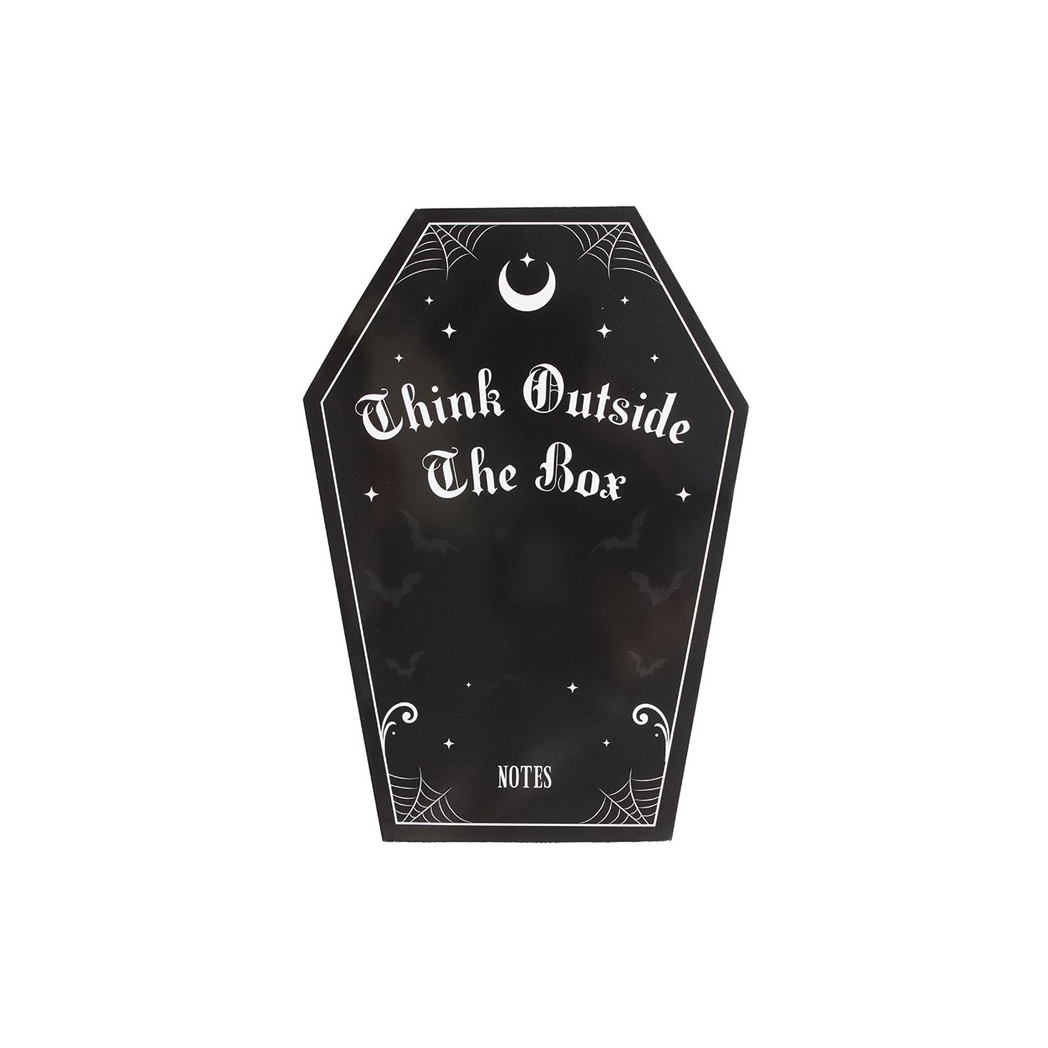 Coffin Shaped Notebook N/A