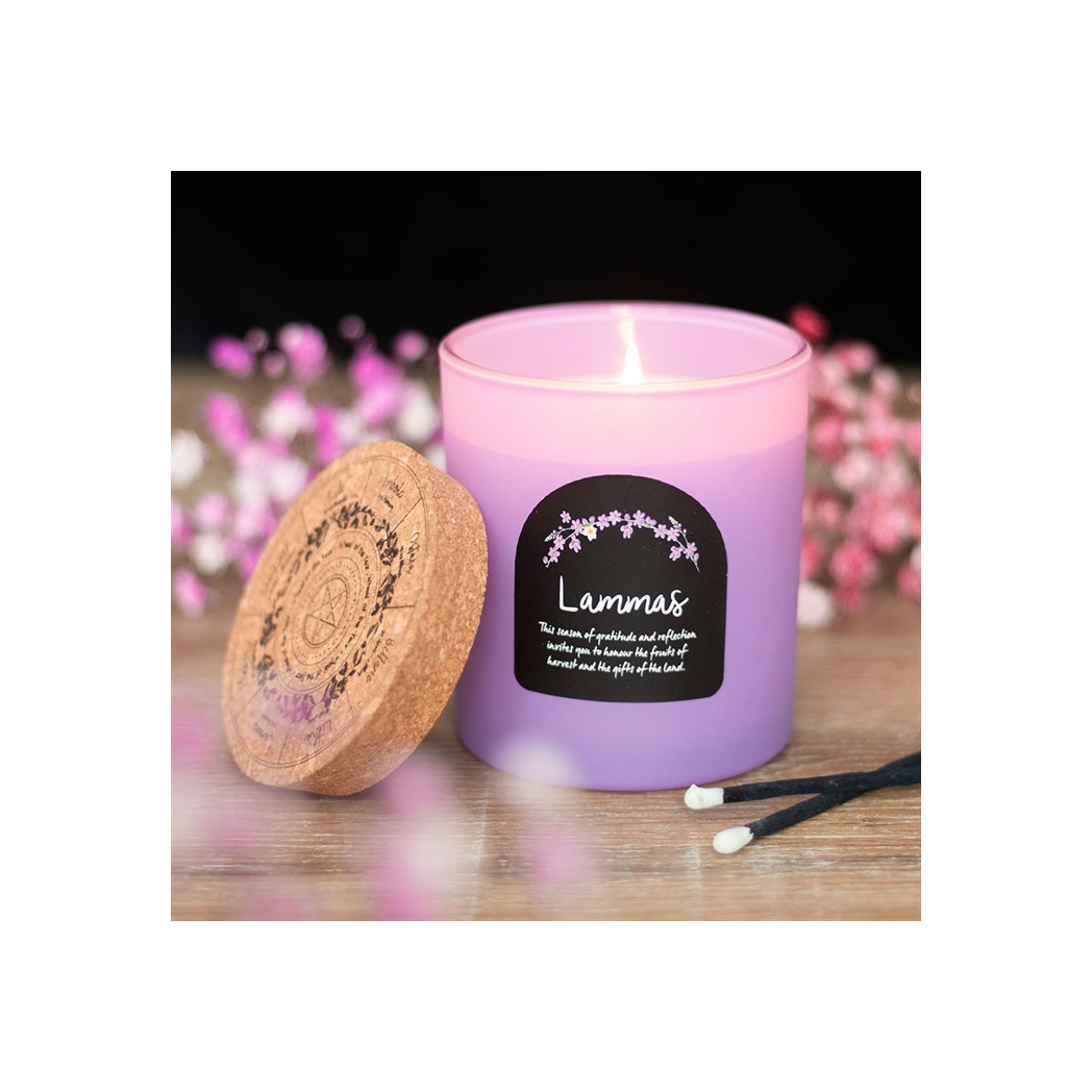 Lammas Cinnamon and Orange Wheel of the Year Candle N/A