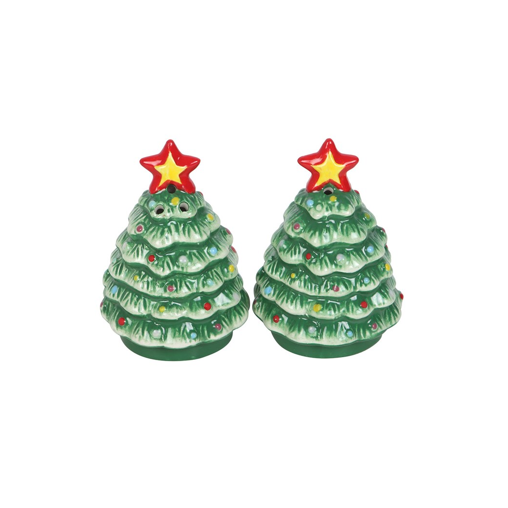 Nostalgic Christmas Trees Salt & Pepper Shakers N/A