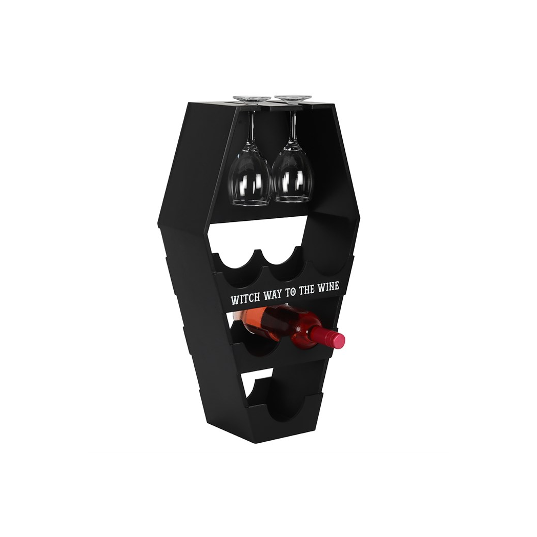 Coffin Wine Shelf N/A