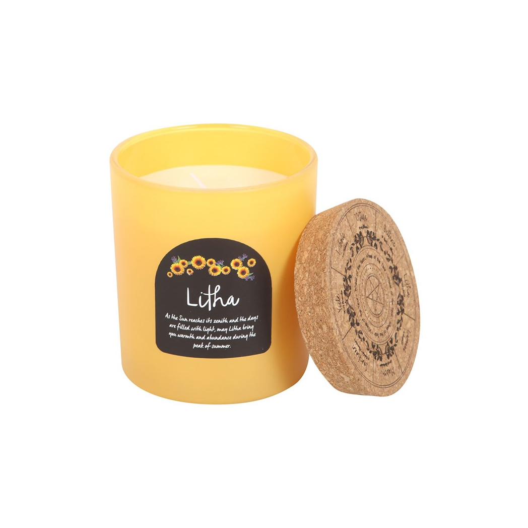 Litha Wildflower Wheel of the Year Candle N/A