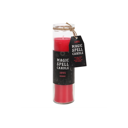 Rose 'Love' Spell Tube Candle N/A