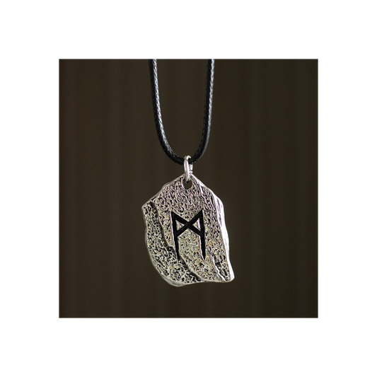 Rune of Transformation Viking Cord Necklace N/A