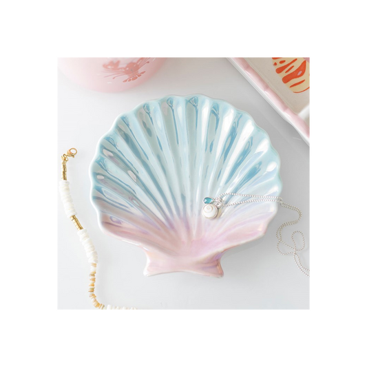 Iridescent Shell Trinket Dish N/A