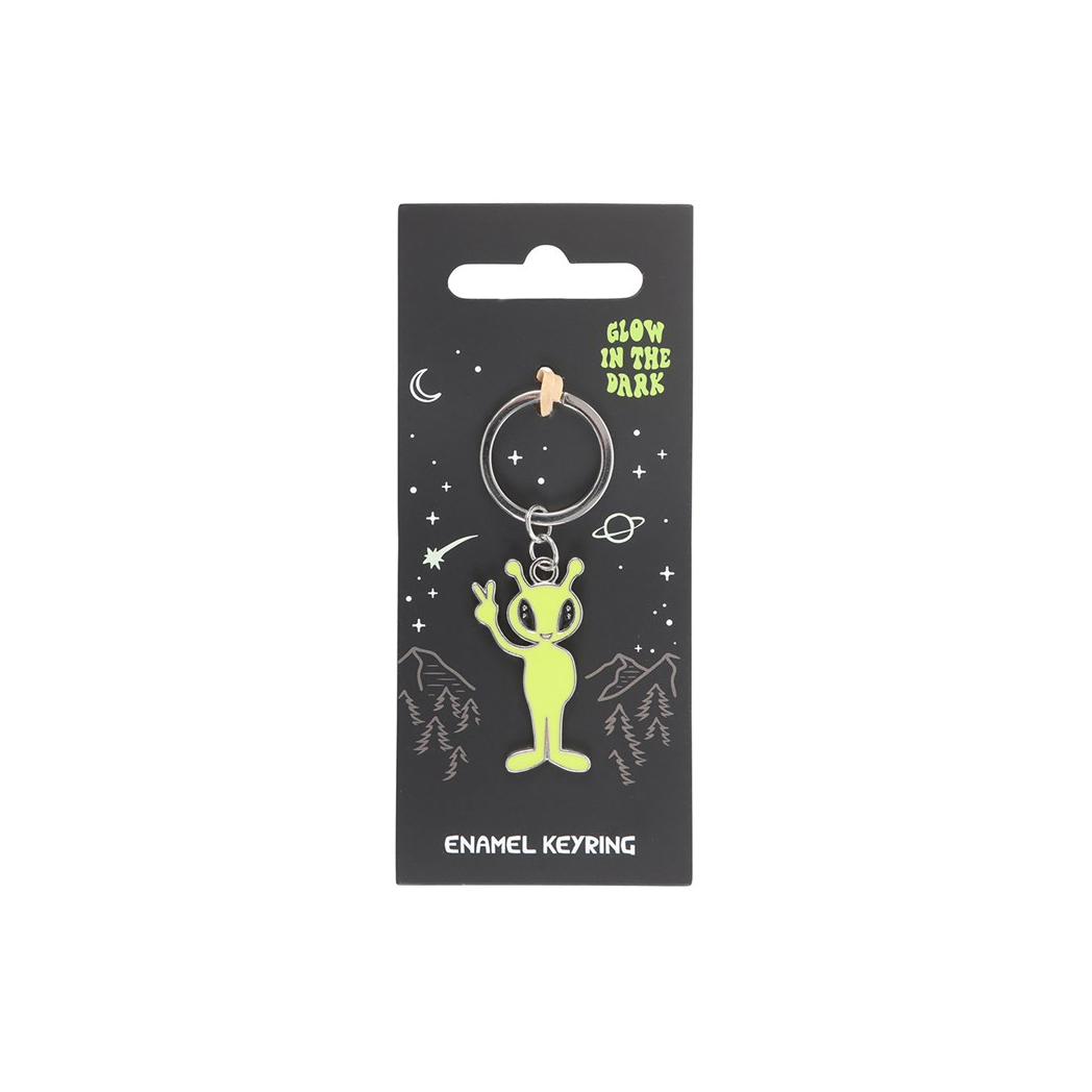 Glow in the Dark Alien Keyring N/A
