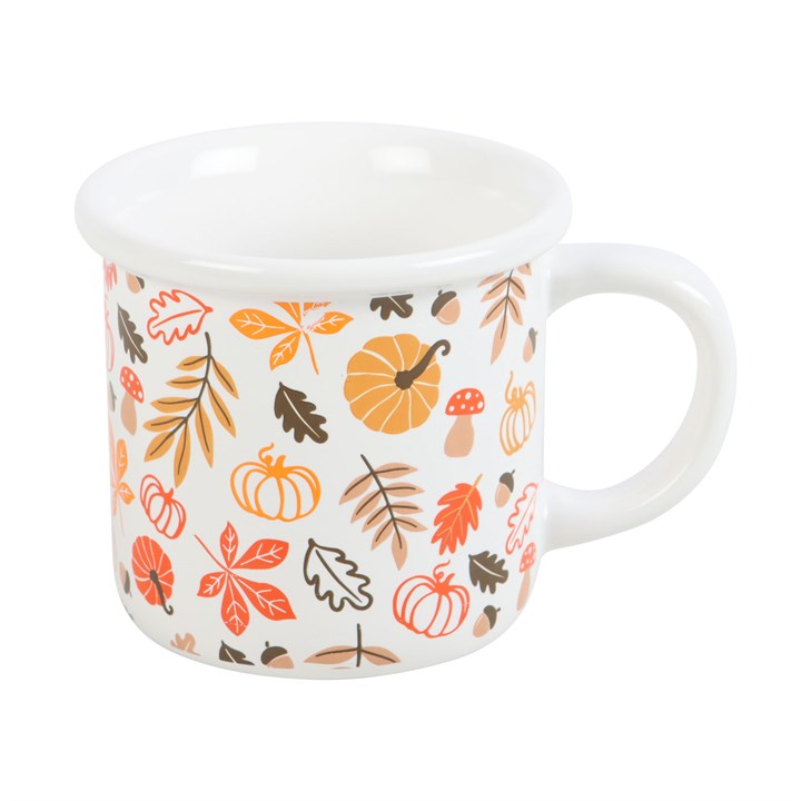 Autumn Leaves and Pumpkins Mug N/A