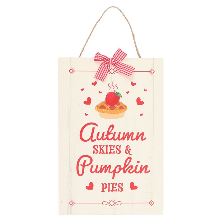 Autumn Skies & Pumpkin Pies Hanging Sign N/A