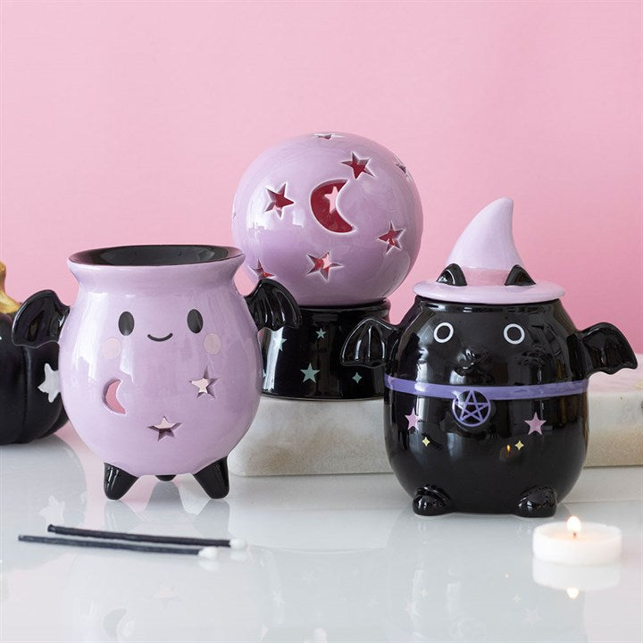 Pastel Bat Cat Oil Burner N/A