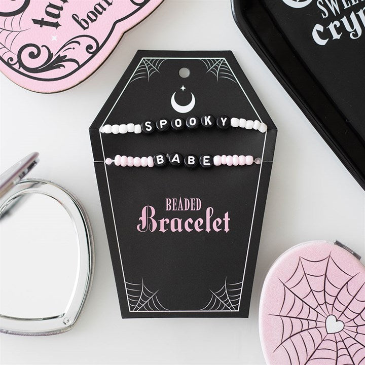 Spooky Babe Beaded Bracelet Set