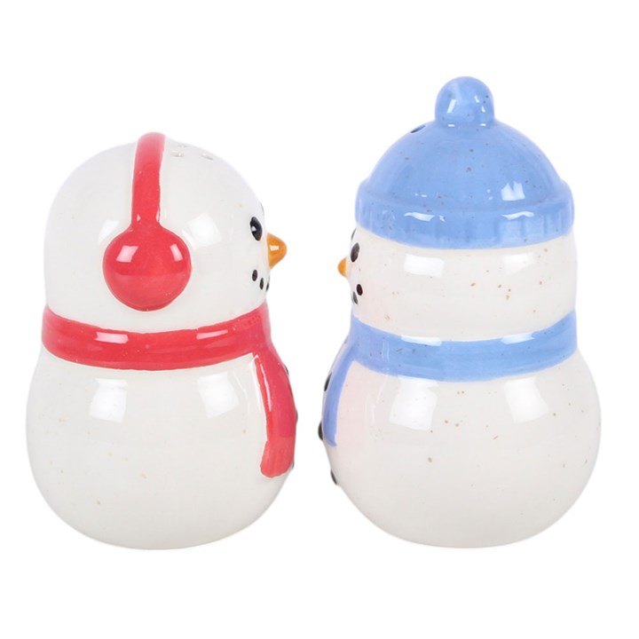 Winter Snowmen Salt and Pepper Shakers N/A