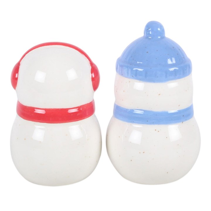Winter Snowmen Salt and Pepper Shakers N/A
