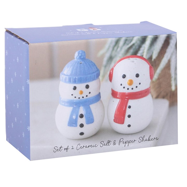 Winter Snowmen Salt and Pepper Shakers N/A