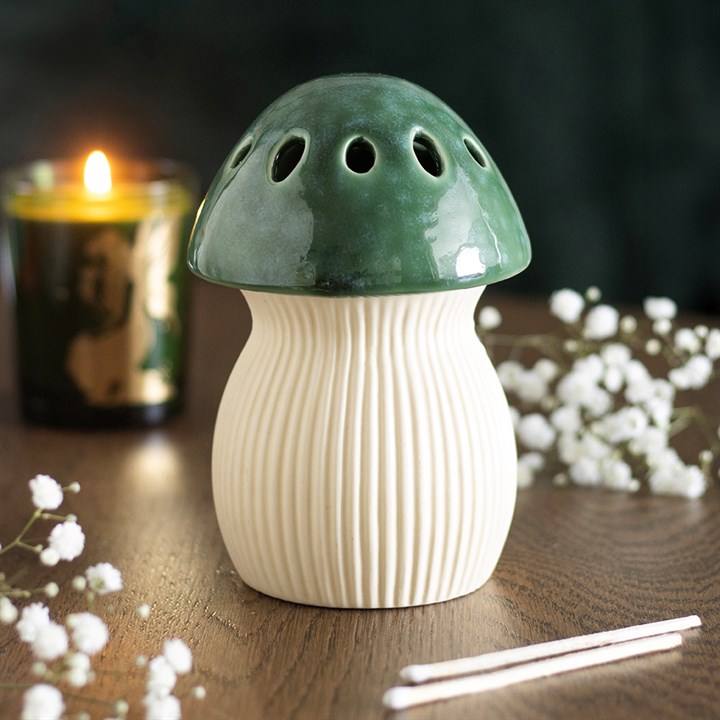 Green Mushroom Oil Burner N/A