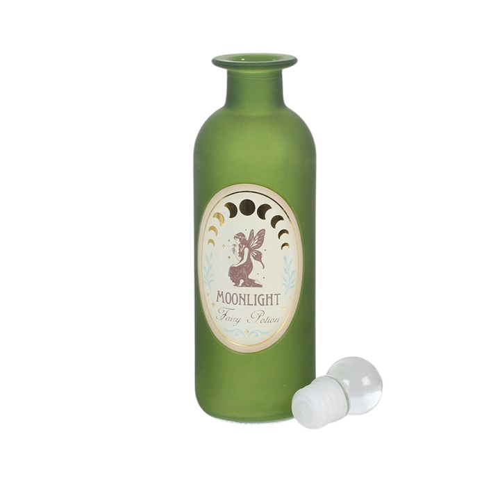 Green fairy potion bottle magical room decor