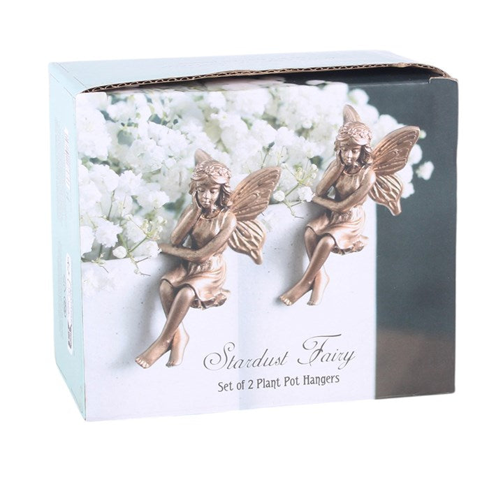 Set of 2 Fairy Pot Hanger Ornaments N/A