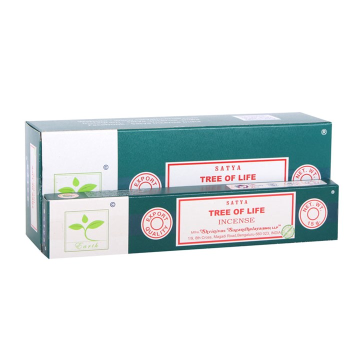 6 Packs of Tree of Life Earth Incense by Satya N/A