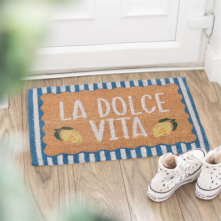 Blue La Dolce Vita Doormat