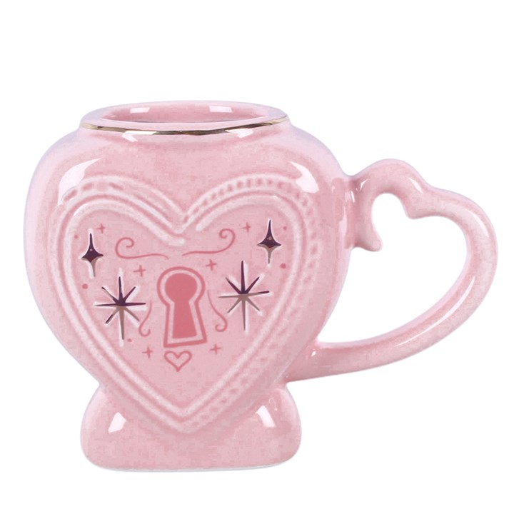 Heart Locket Mug and Key Stirrer N/A