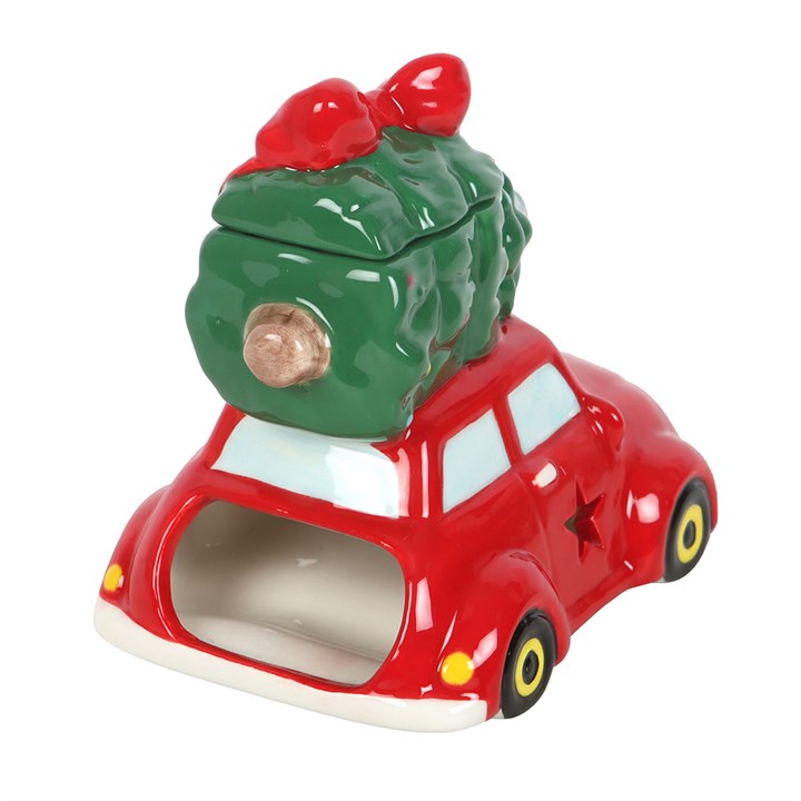 Nostalgic Car with Christmas Tree Ceramic Oil Burner and Wax Warmer N/A