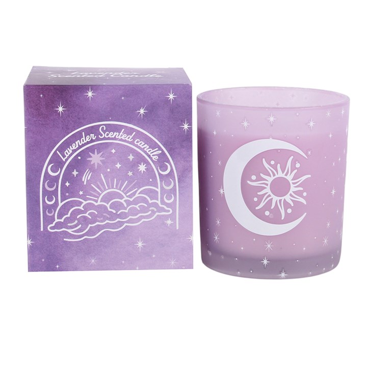 Purple Pastel Skies Lavender Candle N/A