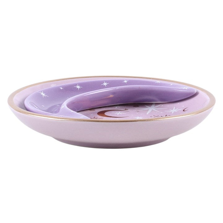 Purple Moon Stacking Trinket Dishes N/A