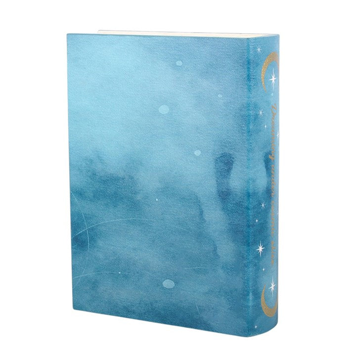 Blue Celestial Book Shaped Storage Box N/A