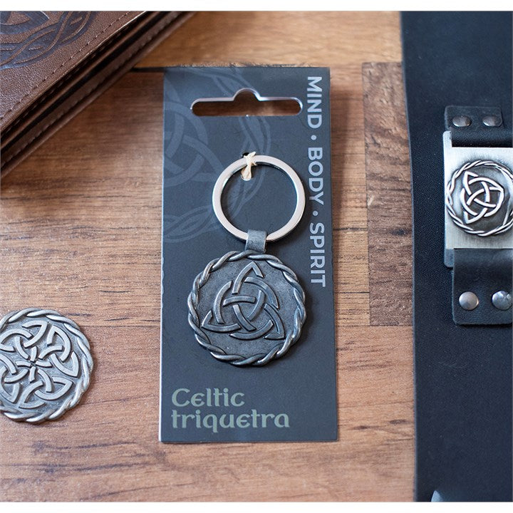 Celtic Triquetra Knot Keyring N/A