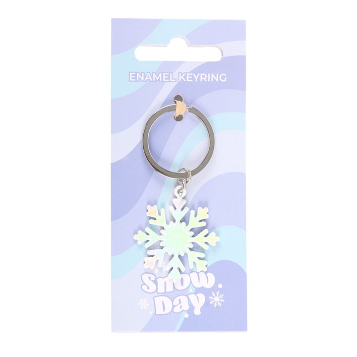 Snow Day Snowflake Keyring N/A