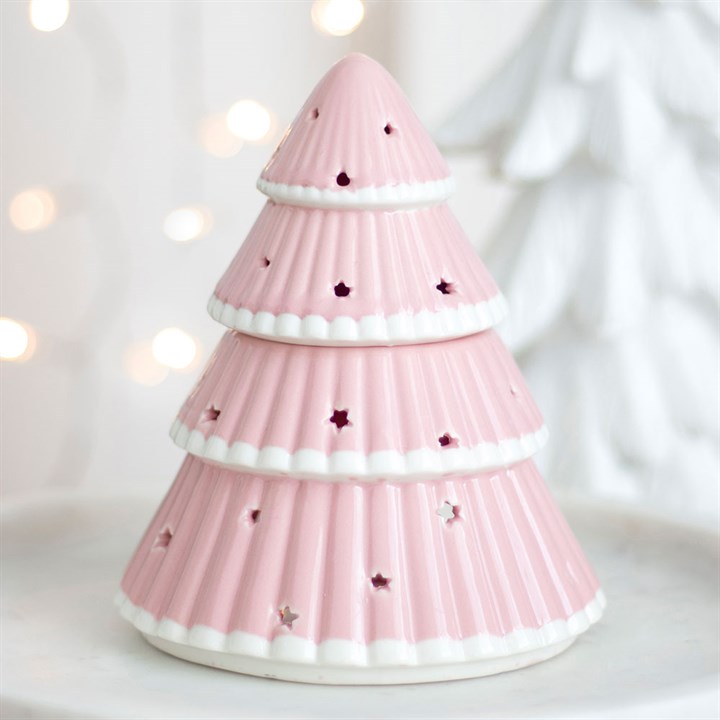Pink Christmas Tree Oil Burner N/A