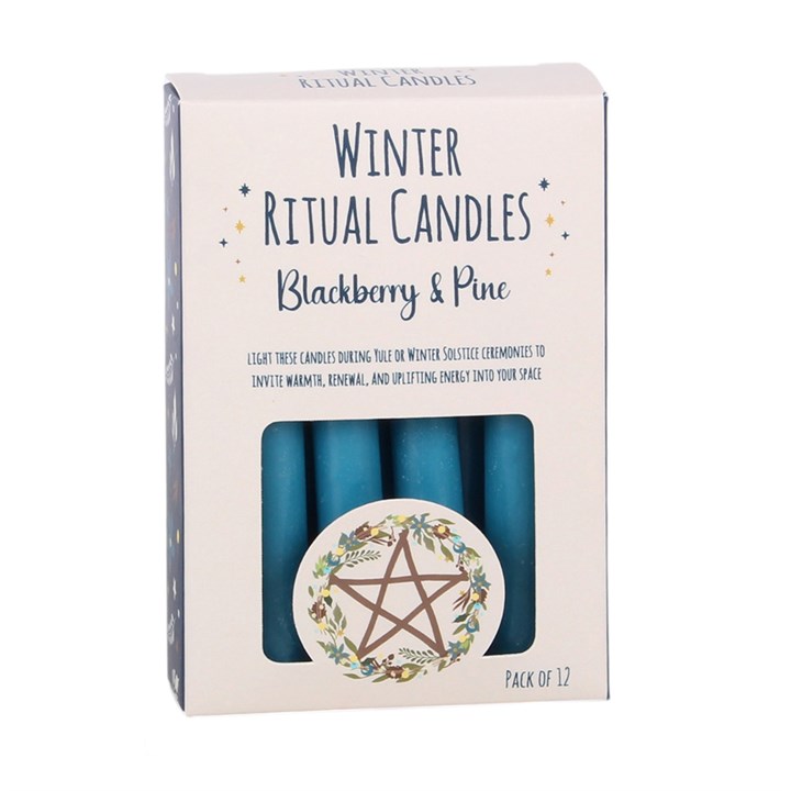 Blackberry & Pine Winter Ritual Spell Candles N/A