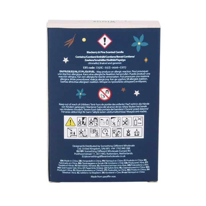 Blackberry & Pine Winter Ritual Spell Candles N/A