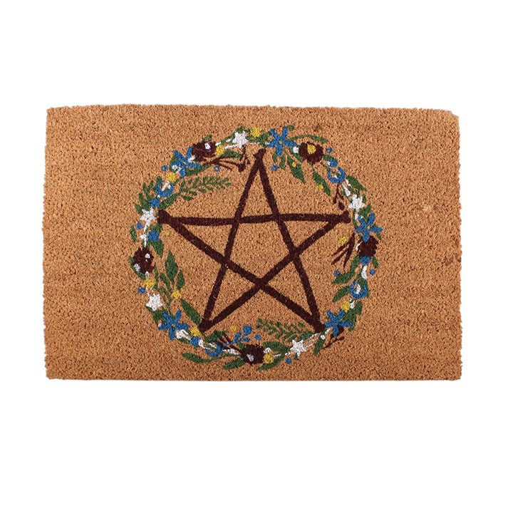 Natural Solstice Wreath Doormat N/A