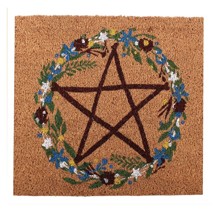 Natural Solstice Wreath Doormat N/A