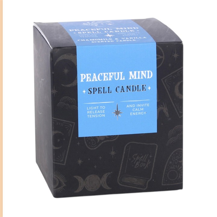 Blue Peaceful Mind candle wellbeing gift