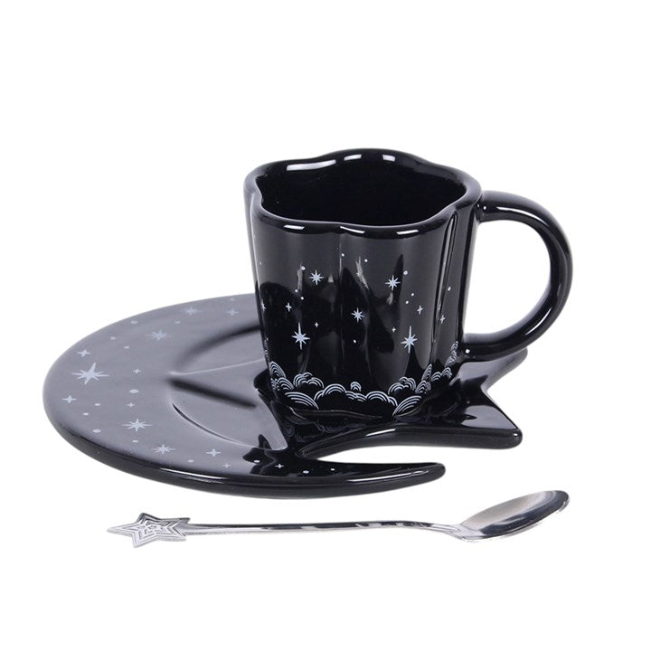 Spellbound Sky Espresso Cup, Saucer and Spoon Set N/A